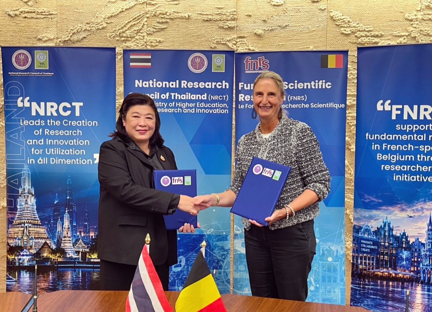 NRCT and Belgium’s FNRS Sign MoU to Strengthen Thailand–Belgium Cooperation in Science, Research and Innovation