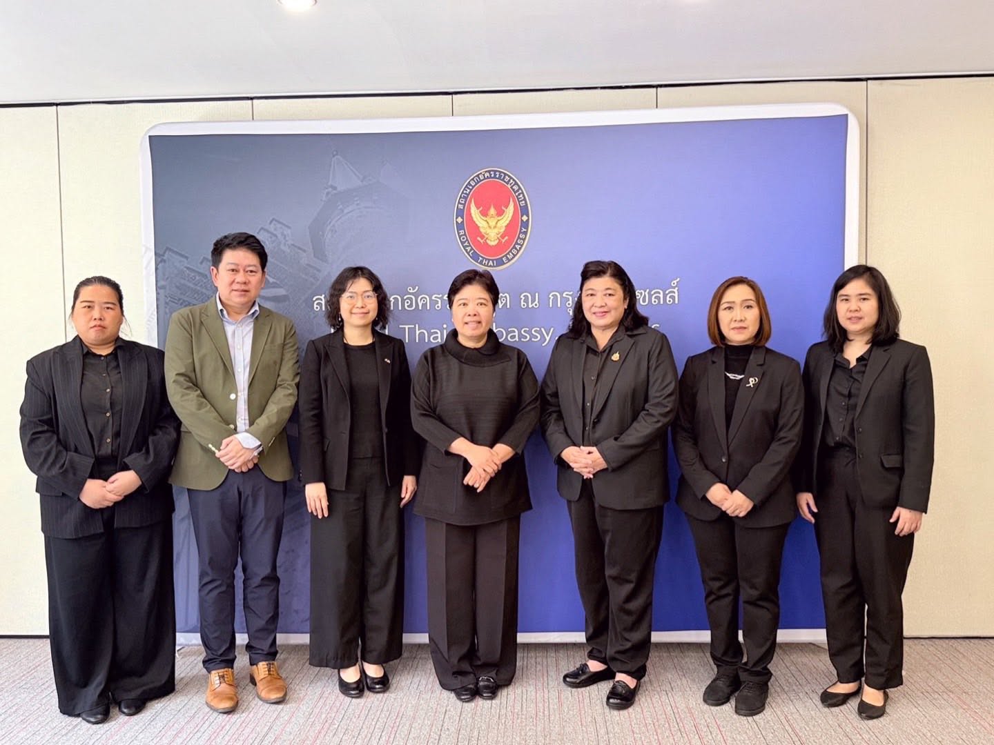 NRCT Pays a Courtesy Call on the Ambassador in Brussels, Belgium, during an STI Cooperation Mission