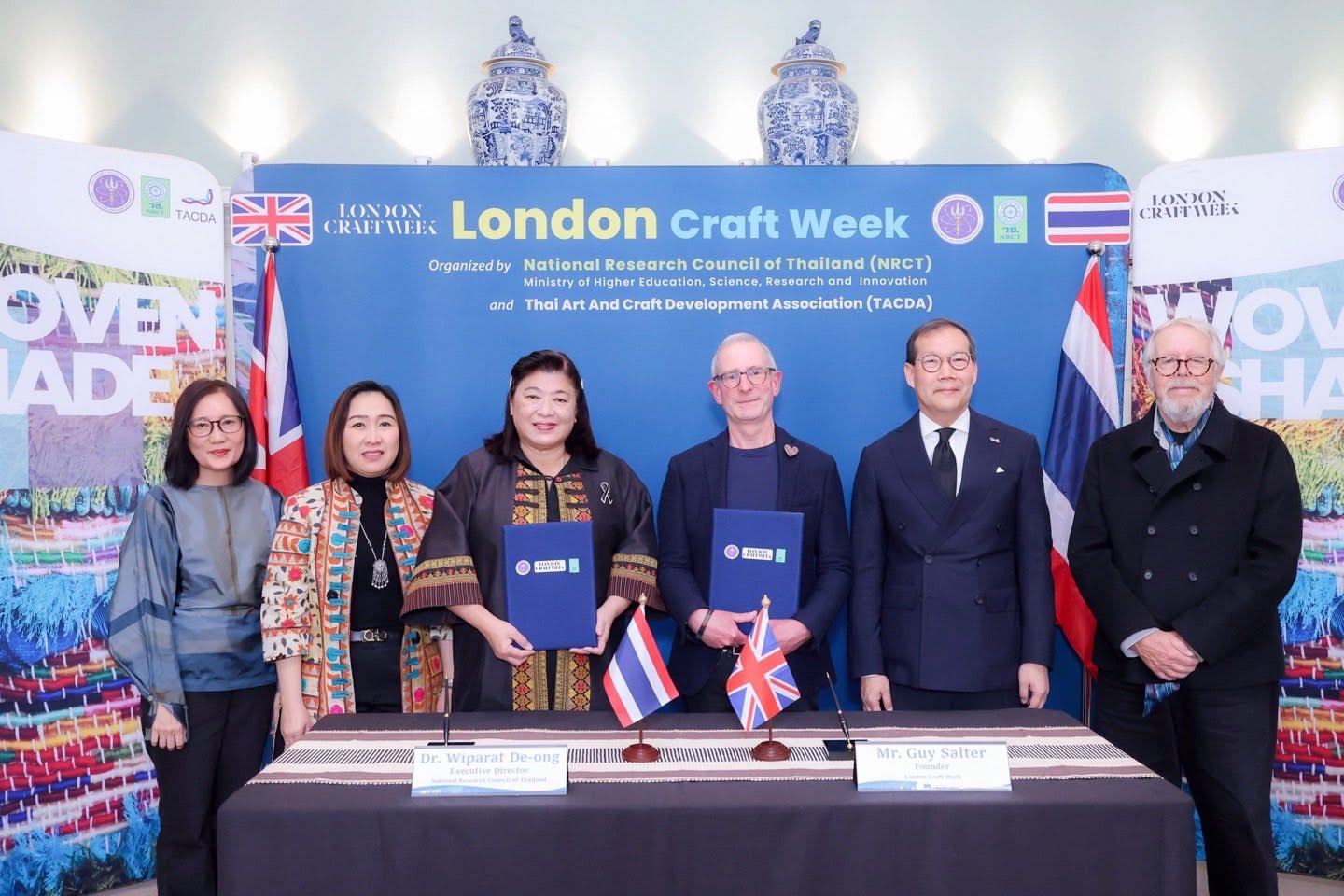 London Craft Week Strengthens Partnership with Thailand to Promote Thai Arts, Crafts, and Cultural Innovation on the Global Stage through MoU with NRCT