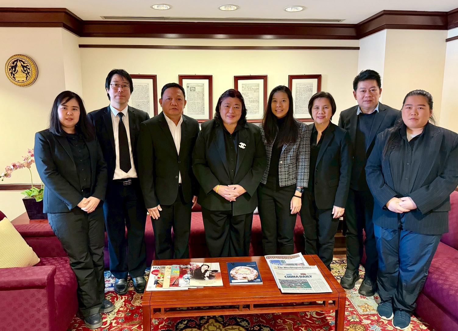 NRCT Pays Courtesy Call on the Ambassador in Washington, D.C., United States, During Visit to Attend STS forum Council Meeting and Discuss Research and Innovation Collaboration